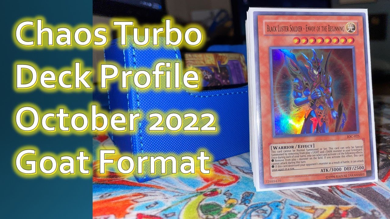 YuGiOh! Chaos Turbo Deck Profile | Goat Format #goatformat