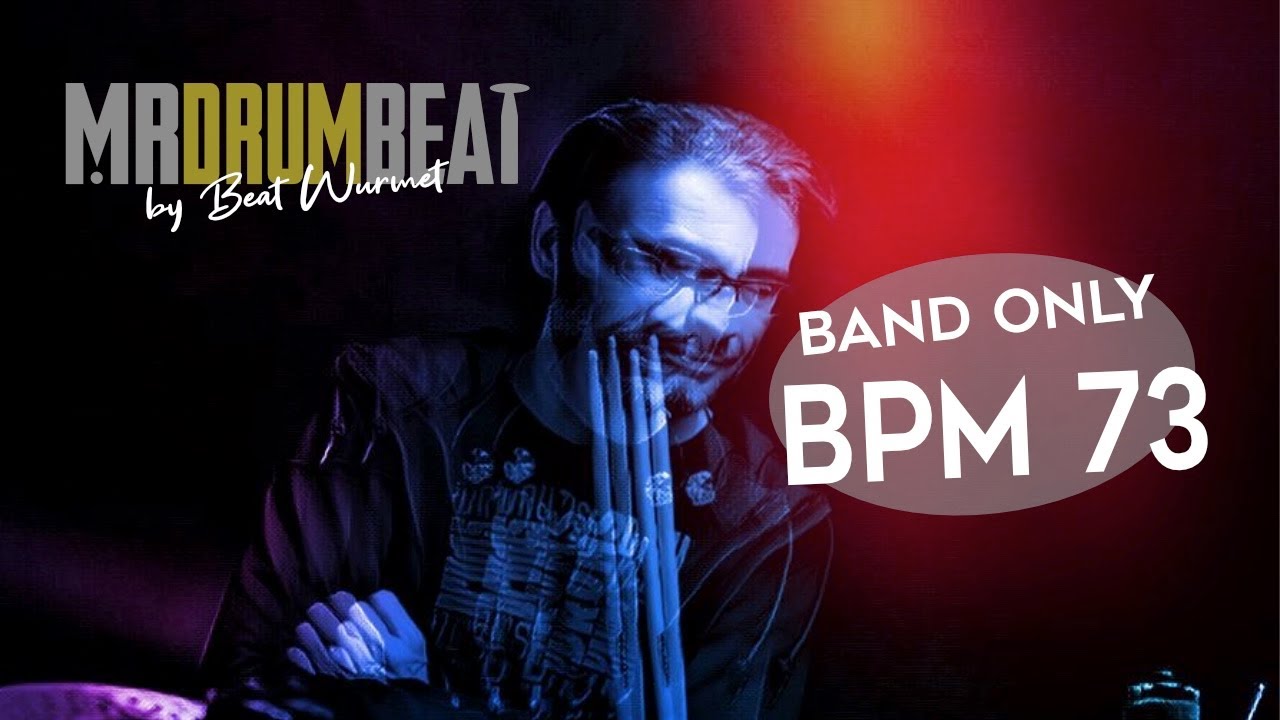 BPM 73 drumless track SUNRISE for Drummer