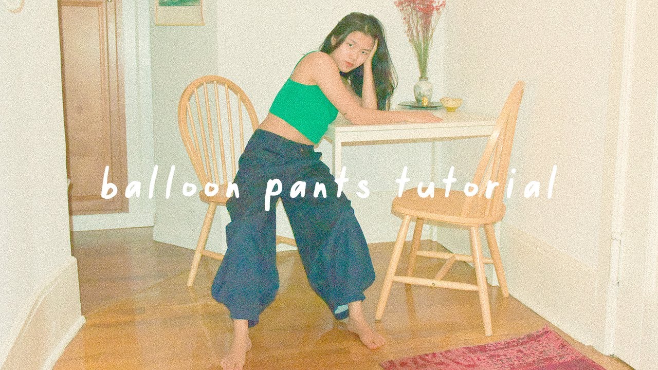 Balloon Pants Draft + Sew Tutorial | Beginner Friendly