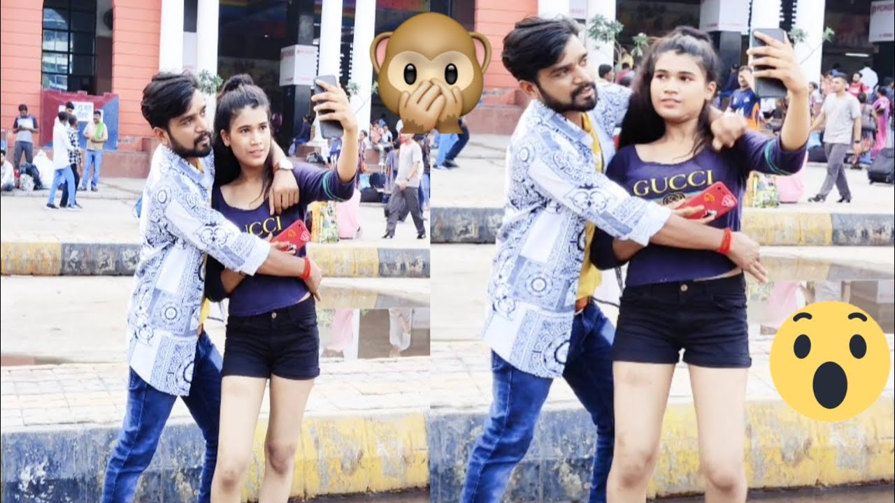Romantic Selfie Prank 🤪On Cute🤫 Girl's || #trending #video #prank