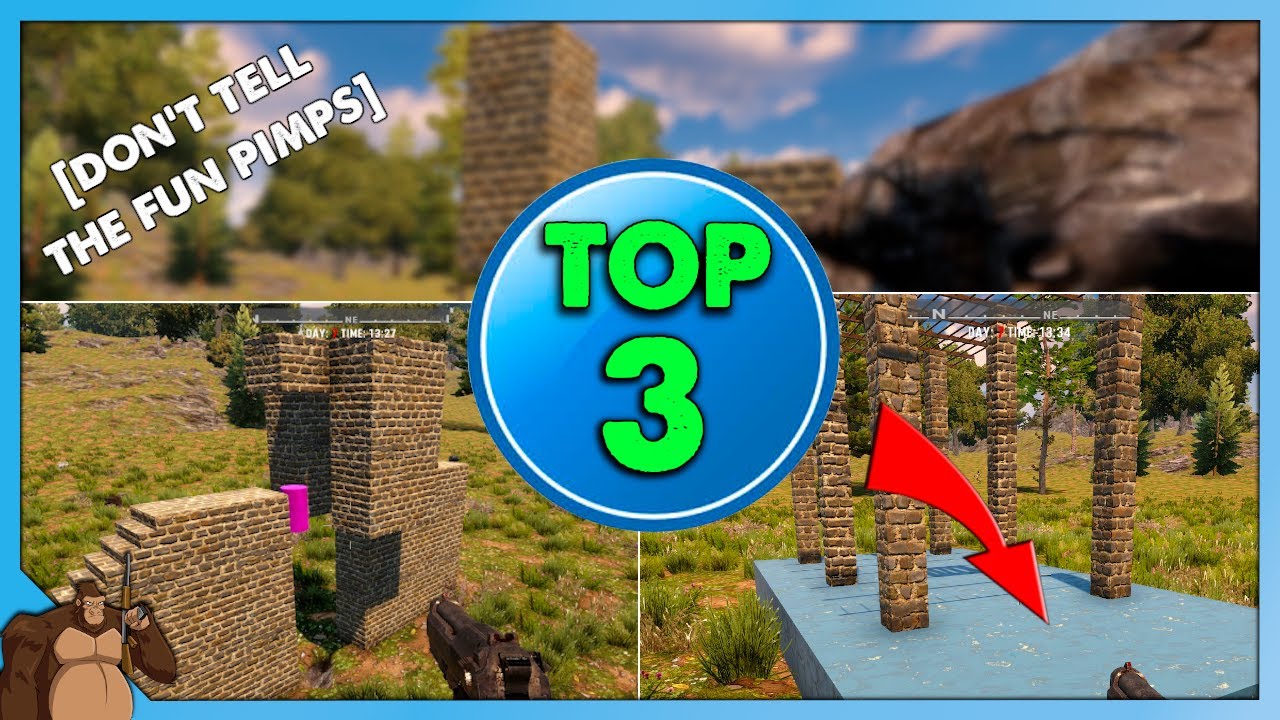 Top 3 EASY Horde Bases! 7 Days to Die