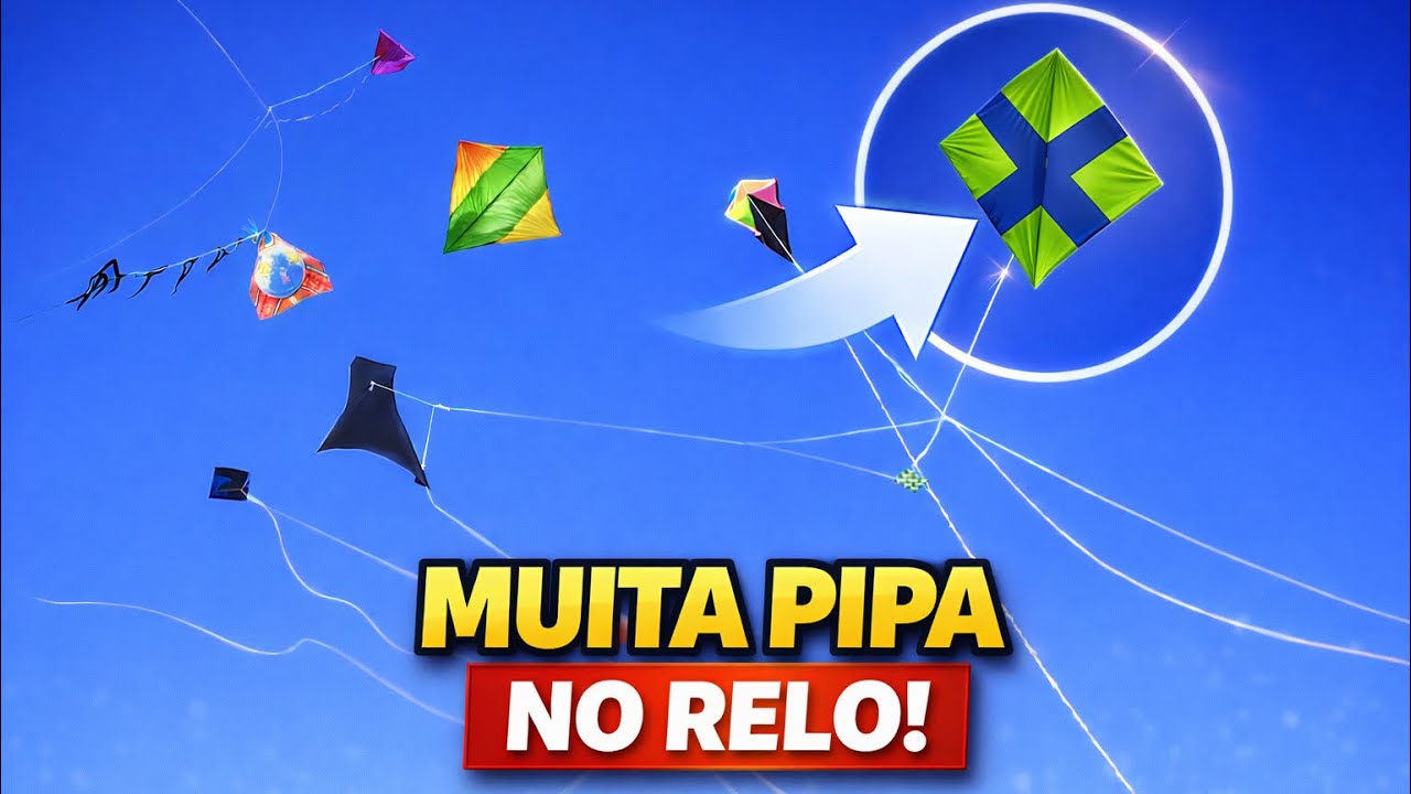 MUITA PIPA NO RELO! 🔥 X1 INSANO COMBATE PESADO NO CÉU 🪁🔥