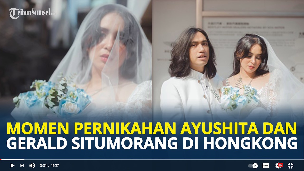 MOMEN Pernikahan Ayushita dan Gerald Situmorang di Hongkong, Pilih Tak Pakai MUA