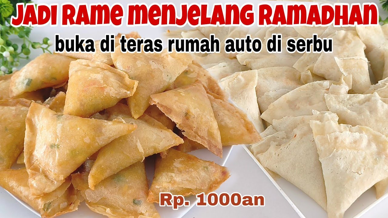 MENJELANG RAMADHAN JAJANAN 1000AN INI JUALAN DI TERAS RUMAH JADI MAKIN RAME