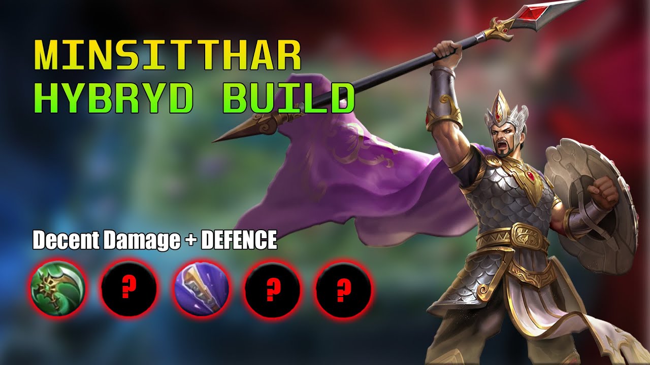 Minsitthar Best Hybrid Build 2025 🔥 Unstoppable Damage + Sustain | Mobile Legends #mobilelegends