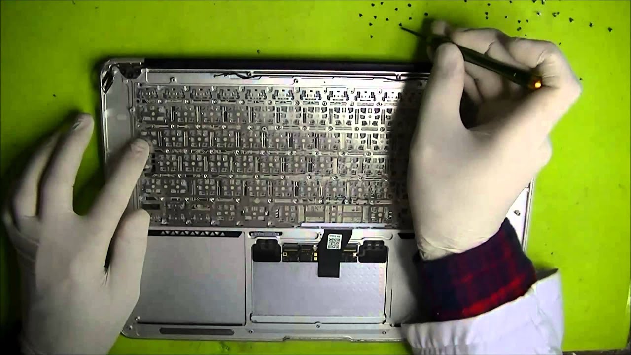 Cambio teclado en un Mac Book Air A1369