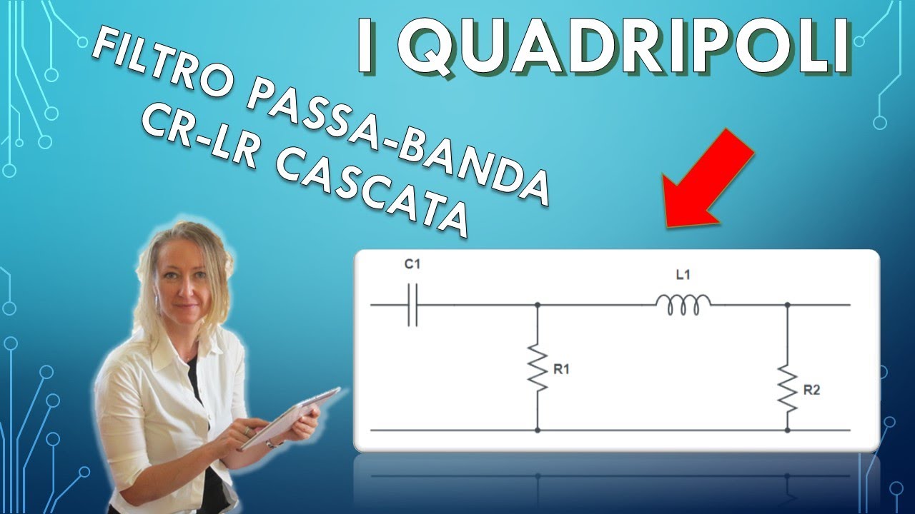 FILTRO PASSA-BANDA CR-LR cascata con calcoli e simulazione