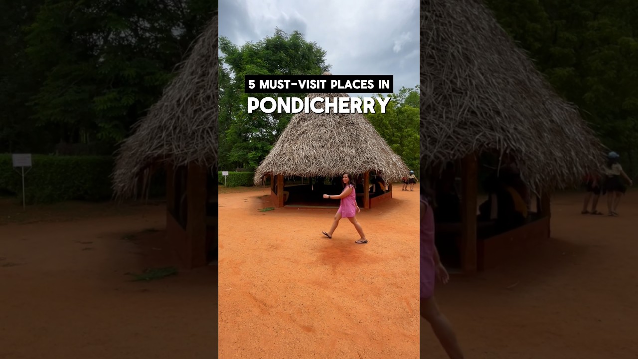 5 Must-Visit Places in Pondicherry #pondicherry #youtubeshorts #travel #shorts #auroville
