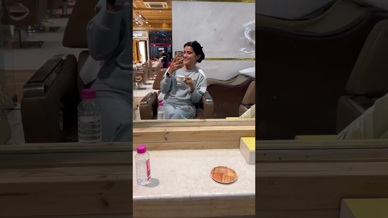 Dekho ye treatment Karaya Hair me salon me #ashortaday #ytshorts #shorts