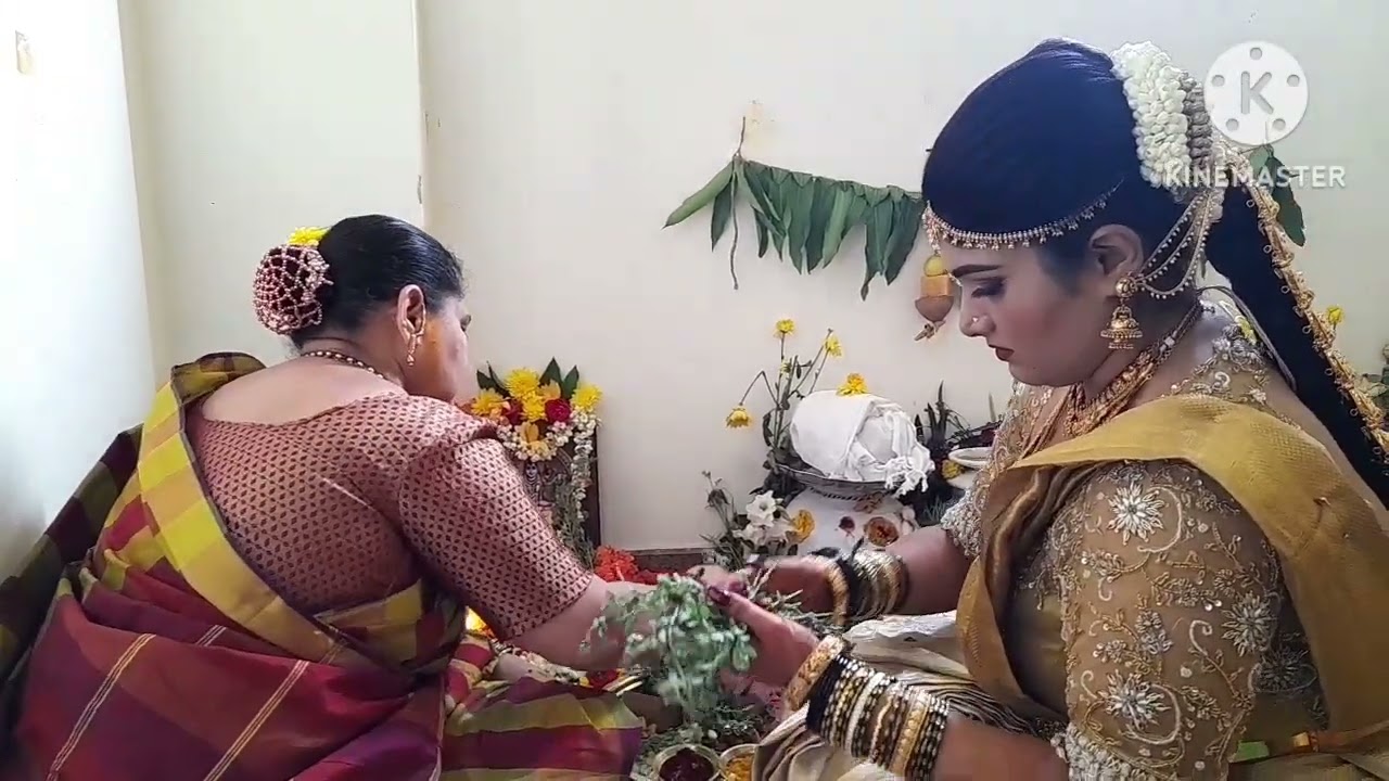 522 ಮದುವೆ ಮನೆಯಲ್ಲಿ ಗೌರಿ ಪೂಜೆ-1/Gowri Pooja on wedding day-1