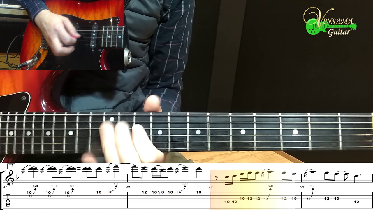 [가버린 친구에게 바침] 휘버스 - 기타(연주, 악보, 기타 커버, Guitar Cover, 음악 듣기) : 빈사마 기타 나라