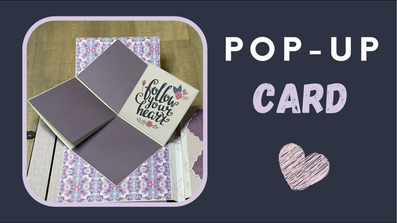 Pop-Up Page with Sliding Card | Tutorial | DIY Pop-Up Scrapbook Album