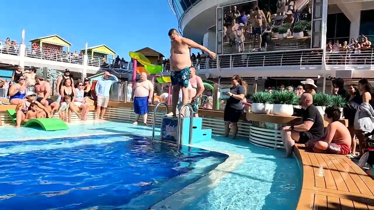 Royal Caribbean International Belly Flop Contest