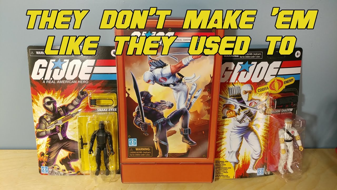 #204 G.I. Joe Retro Collection SNAKE EYES & STORM SHADOW