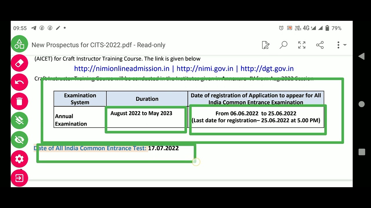 CITS ADMISSION 2022  (CRAFT INSTRUCTOR TRAINING SCHEME)   WEKCOME TO CITY OF PHYSICS CLASSES