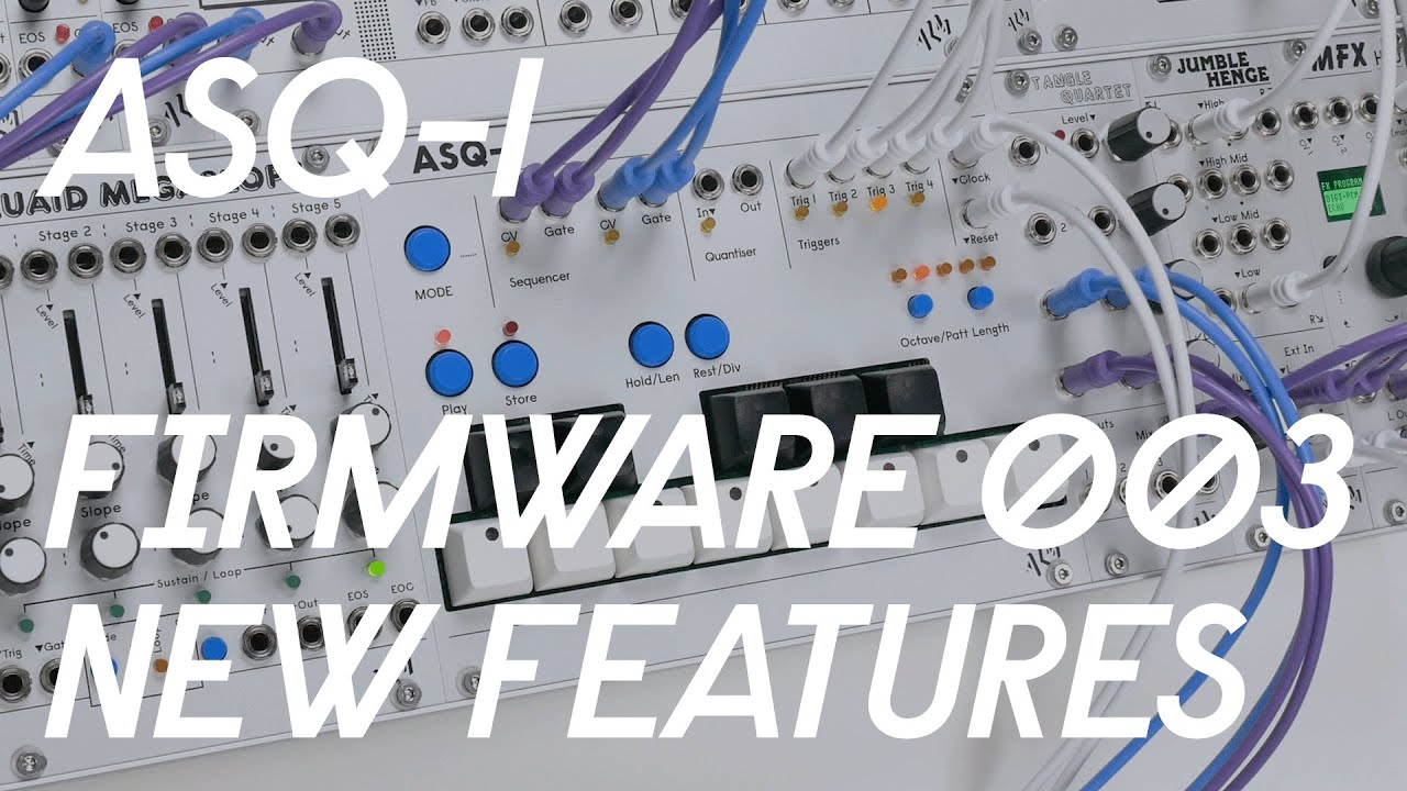 ASQ-1 - Firmware Update 003 - New Features