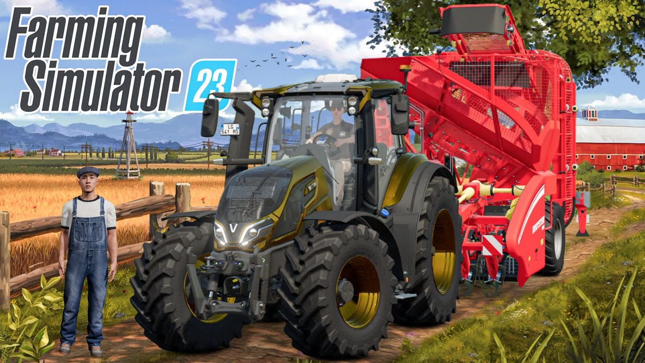 Sugarbeet Harvesting With Valtra In Fs23 | Fs23 Full Gameplay | Timelapse |
