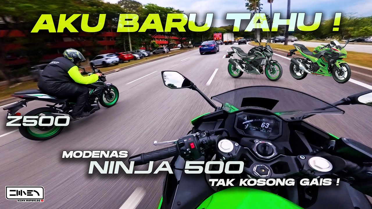 MOTOR NI WUJUD DALAM PASARAN ! Kawasaki Modenas Ninja 500 SE Malaysia 2025 | Insta360 Ace Pro 2 [4K]