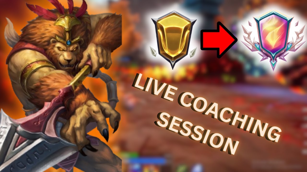 I COACHED A GOLD ADC PLAYER IN SMITE 2
