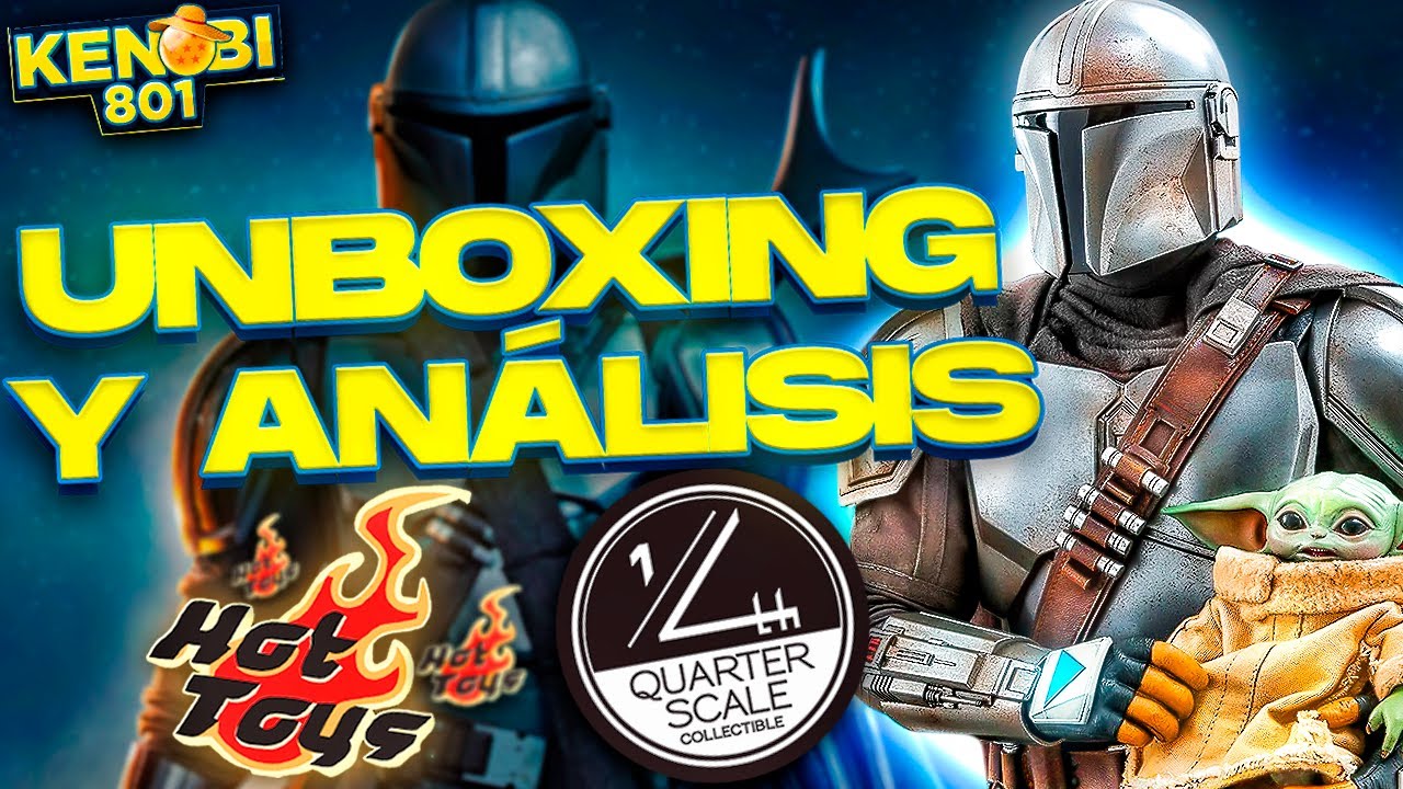 The Mandalorian Beskar & Grogu Escala 1/4 - | HOT TOYS | -  [Unboxing y Análisis en Español]