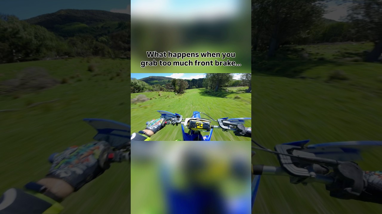 YZ 250 Crash POV! #dirtbike #crash #fail #yz250