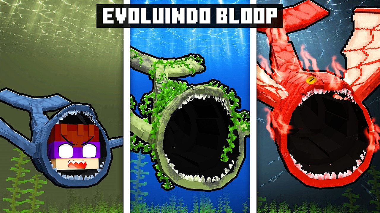 EVOLUINDO o THE BLOOP para DEUS BLOOP no Minecraft!! ‹ DONAT3LO ›