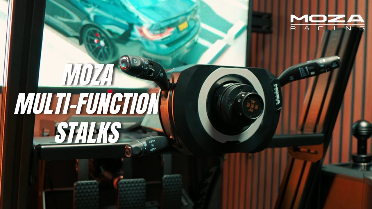 Moza Multi-Function Stalk: Authentic Car Controls for Sim Racing