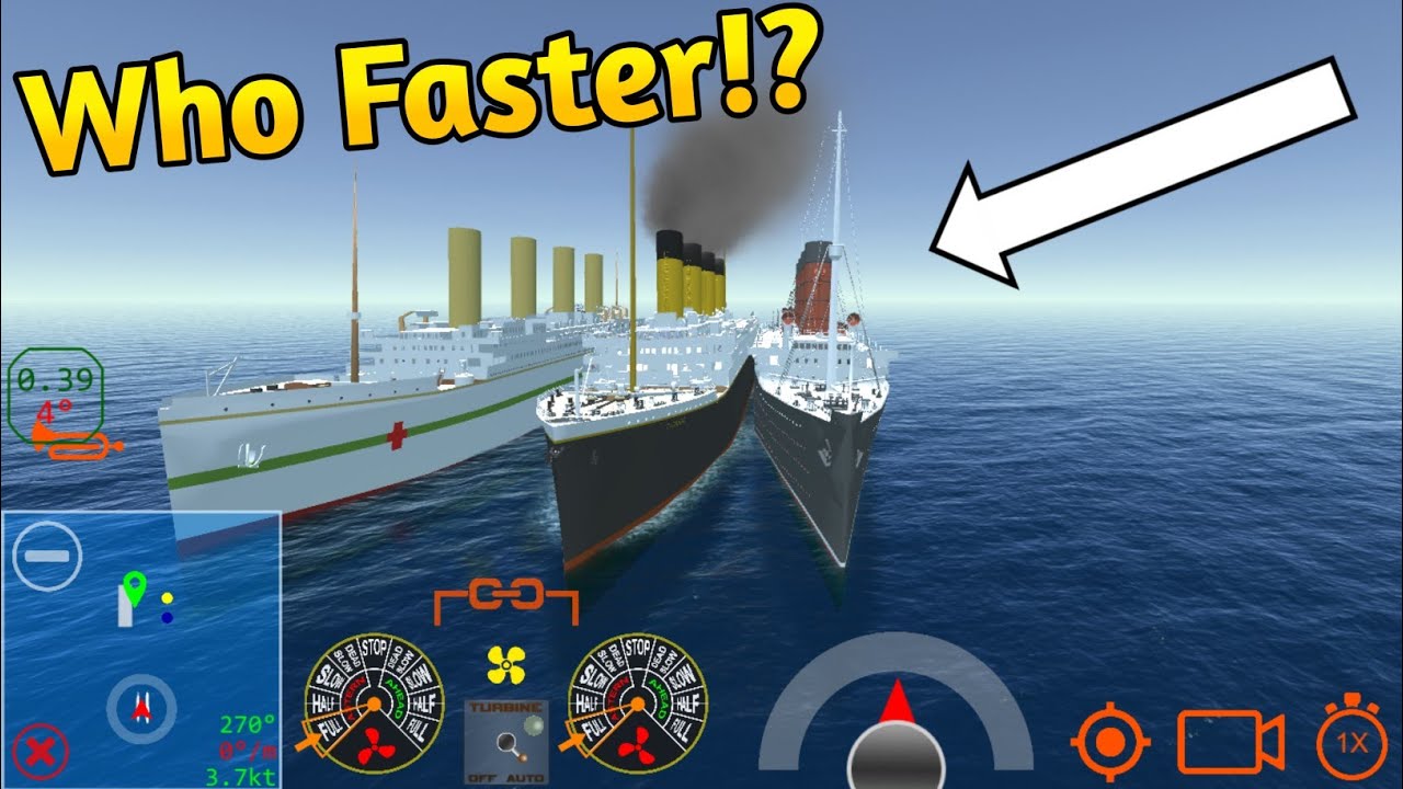 Who is The Fastest Ship in Ship Mooring 3D And Ship Handling Simulator?