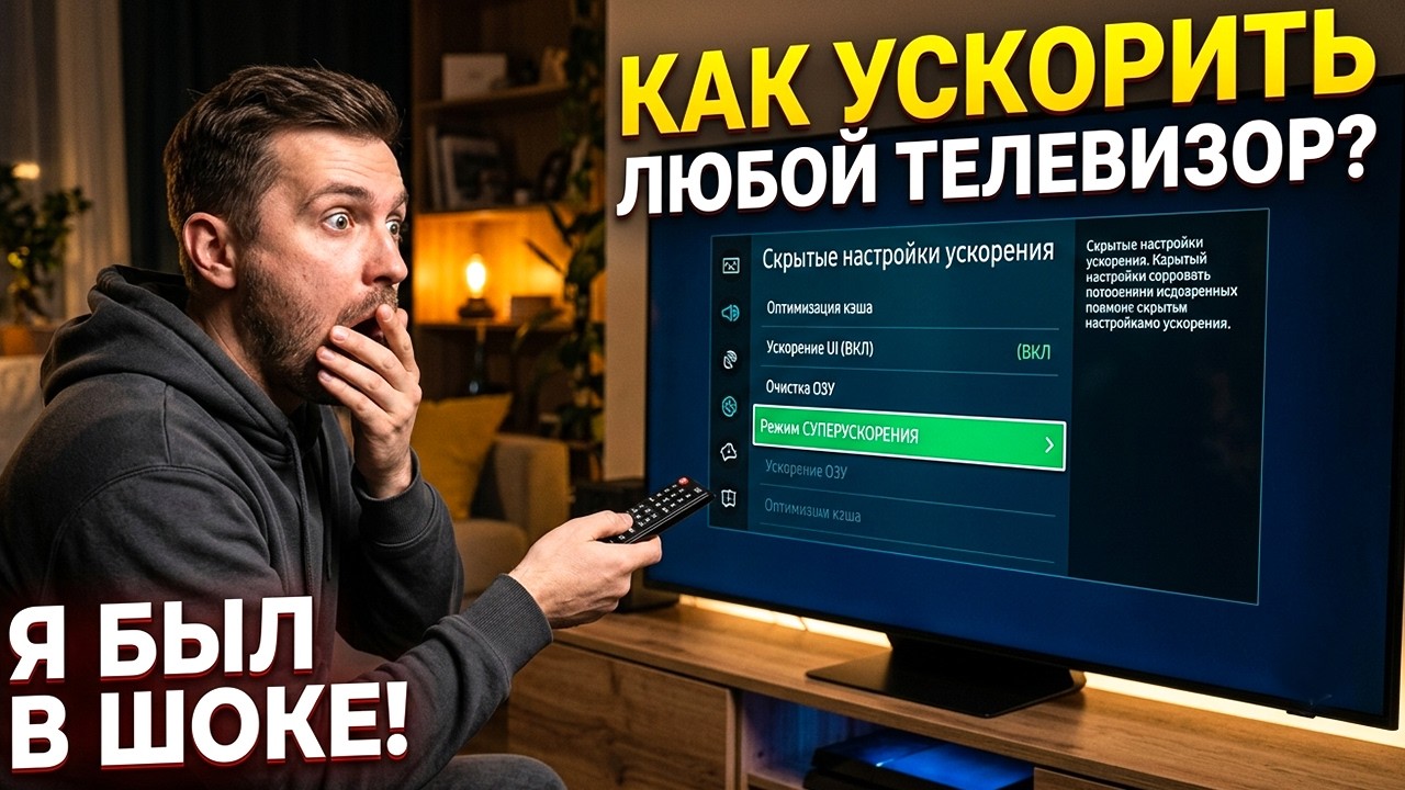 ТЕЛЕВИЗОР ПРОСТО ЛЕТИТ ! Оптимизация Android TV ! Сделай Android TV в 10 раз быстрее