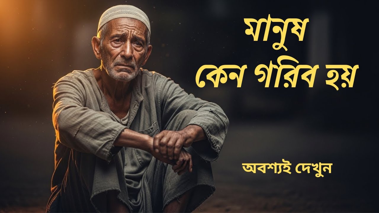 মানুষ কেন গরিব হয়? আসল কারণ কী? | রিজিক, বরকত ও দারিদ্র্য সম্পর্কে ইসলামের দৃষ্টিভঙ্গি