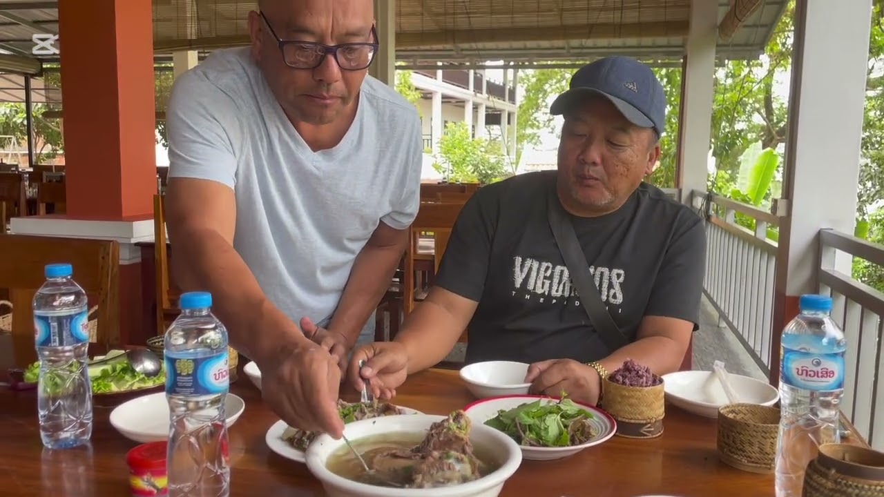 16 March 2026 Eating out with my friends #Deportees in Laos