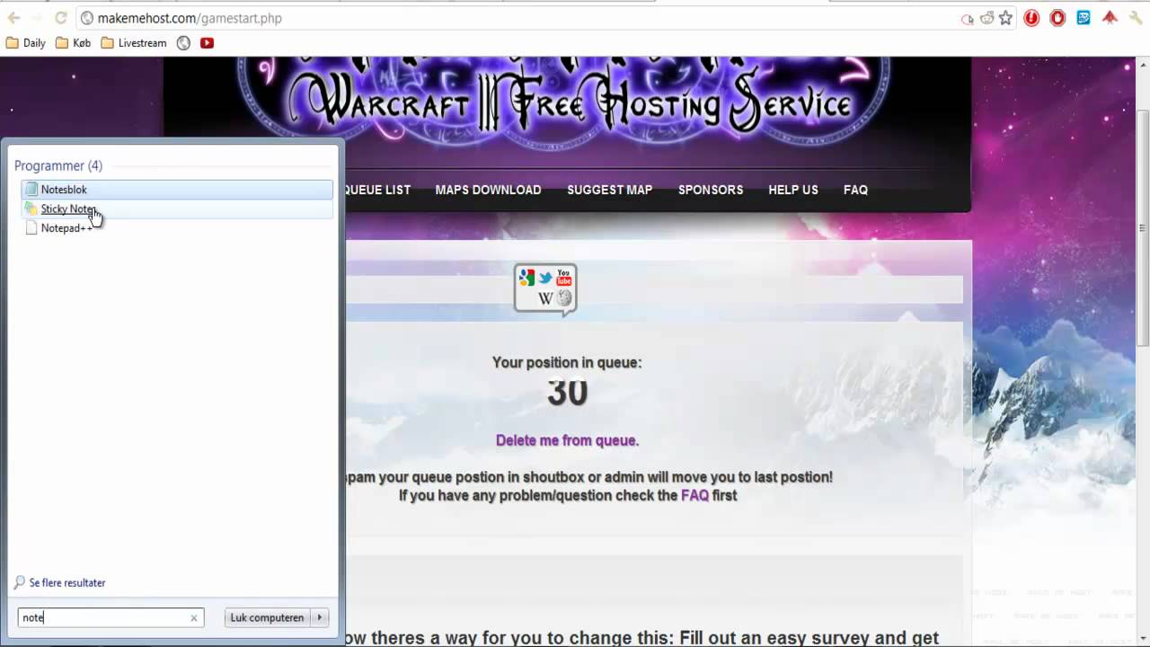 How  to host a warcraft 3 game on battlenet with Makemehost TUTORIAL