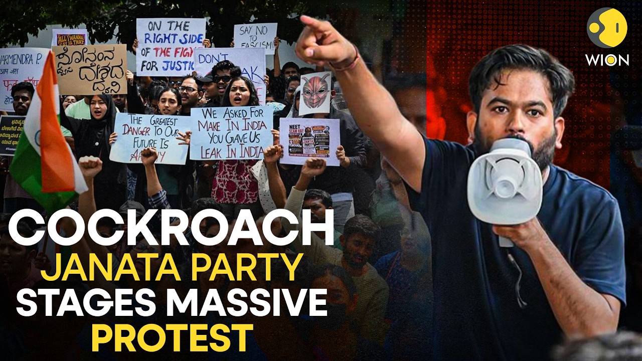 Cockroach Janata Party Protest LIVE: CJP Stages Protest, Demands Dharmendra Pradhan's Resignation