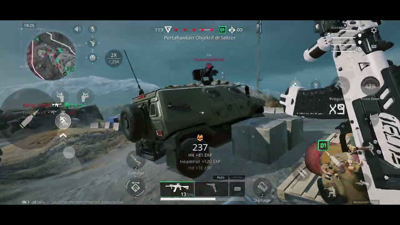 Terlalu banyak Guide Missile dalam 1 pertempuran. Delta Force Mobile