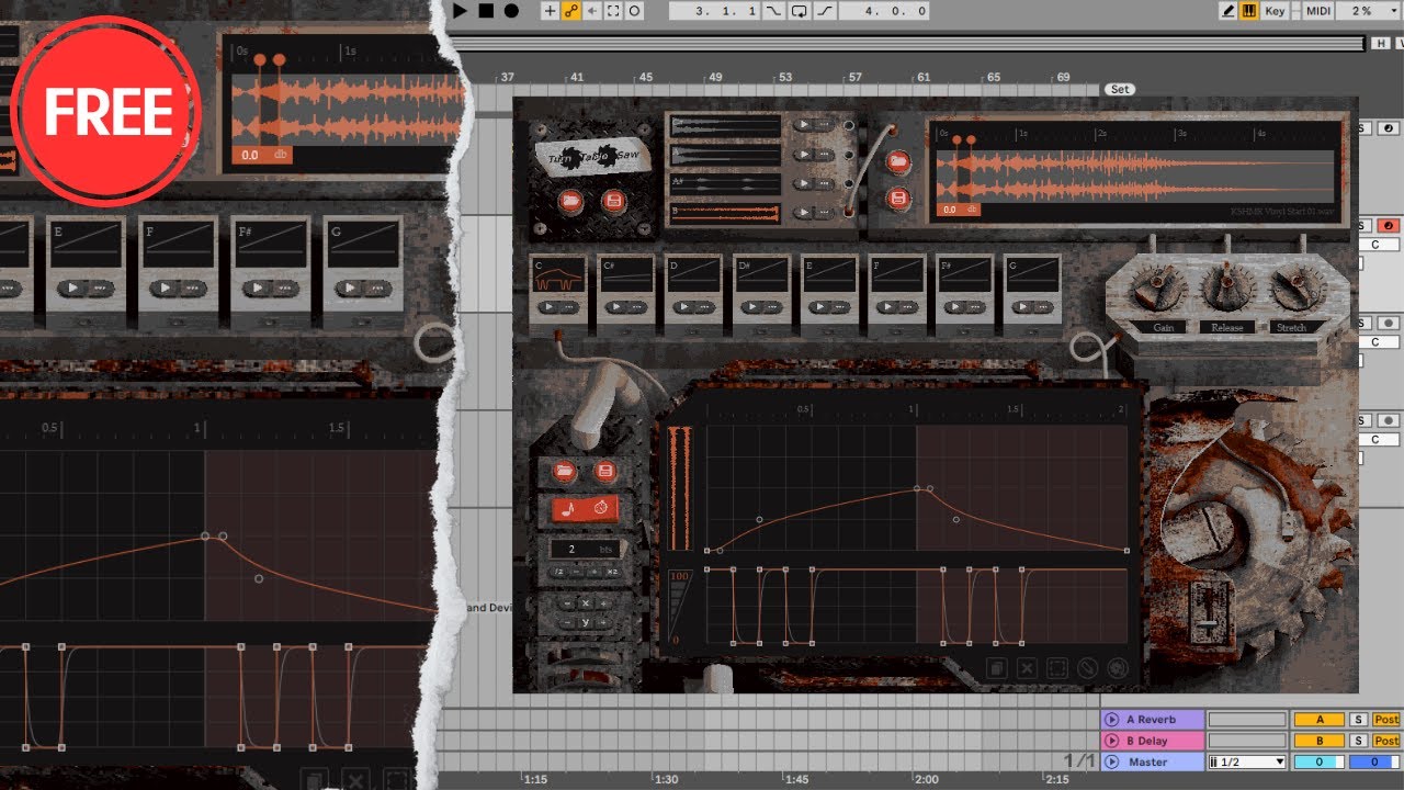 FREE DJ Scratch Instrument & Sampler VST | TurnTableSaw by Armory