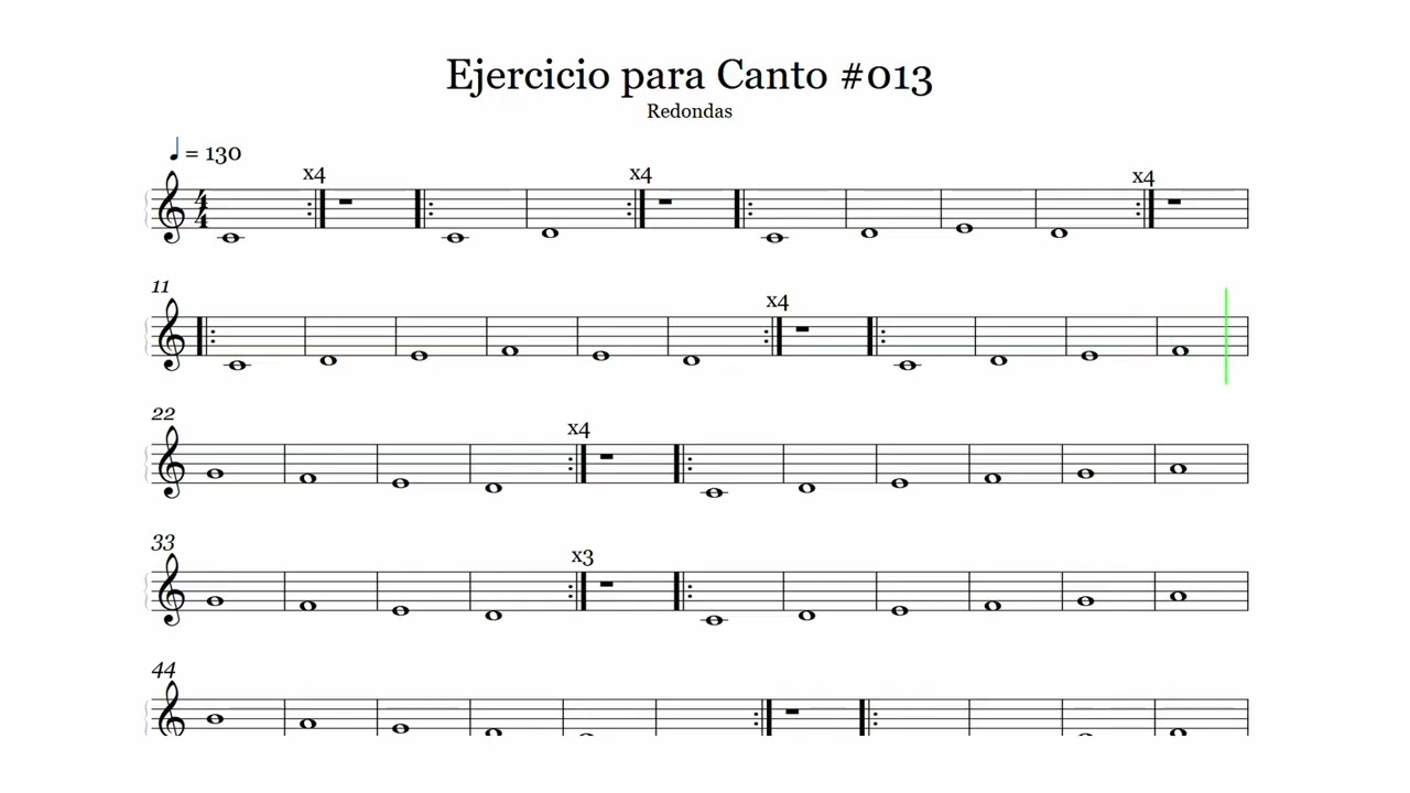 🎤 Ejercicios de Canto #0013 (Rápido) - Afinación 🎵