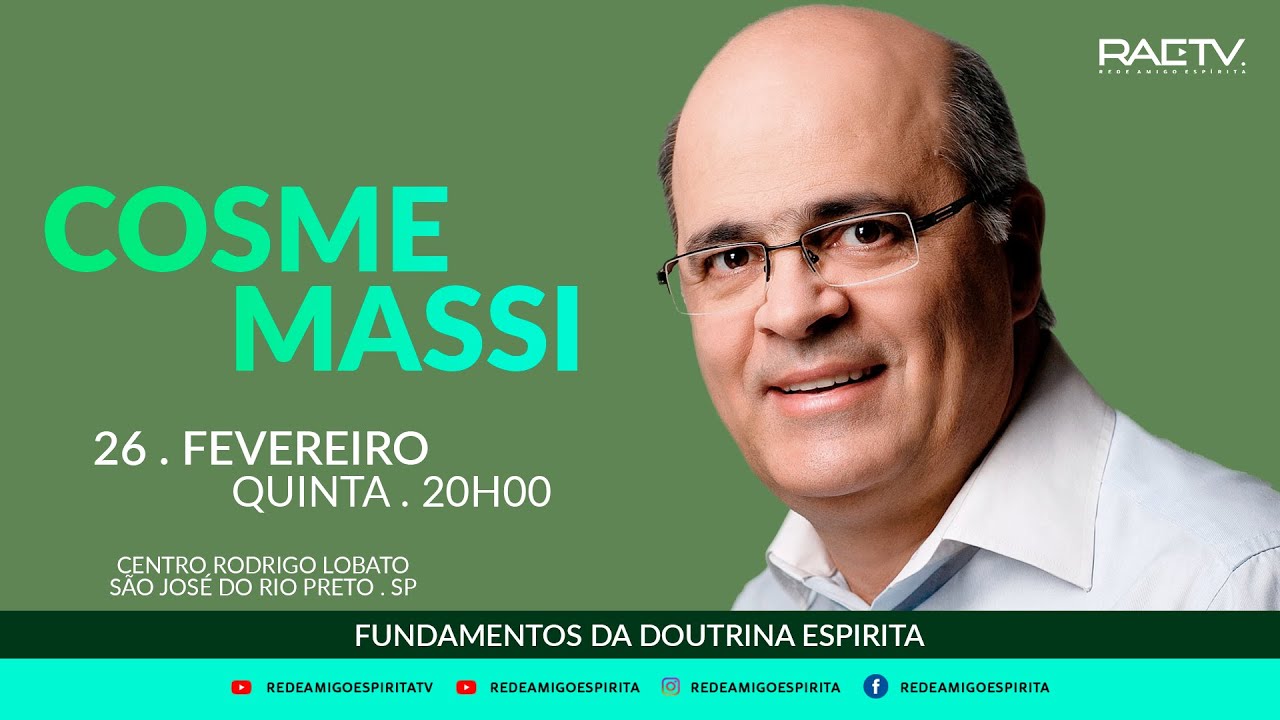 Fundamentos da Doutrina Espírita - Palestra com Cosme Massi