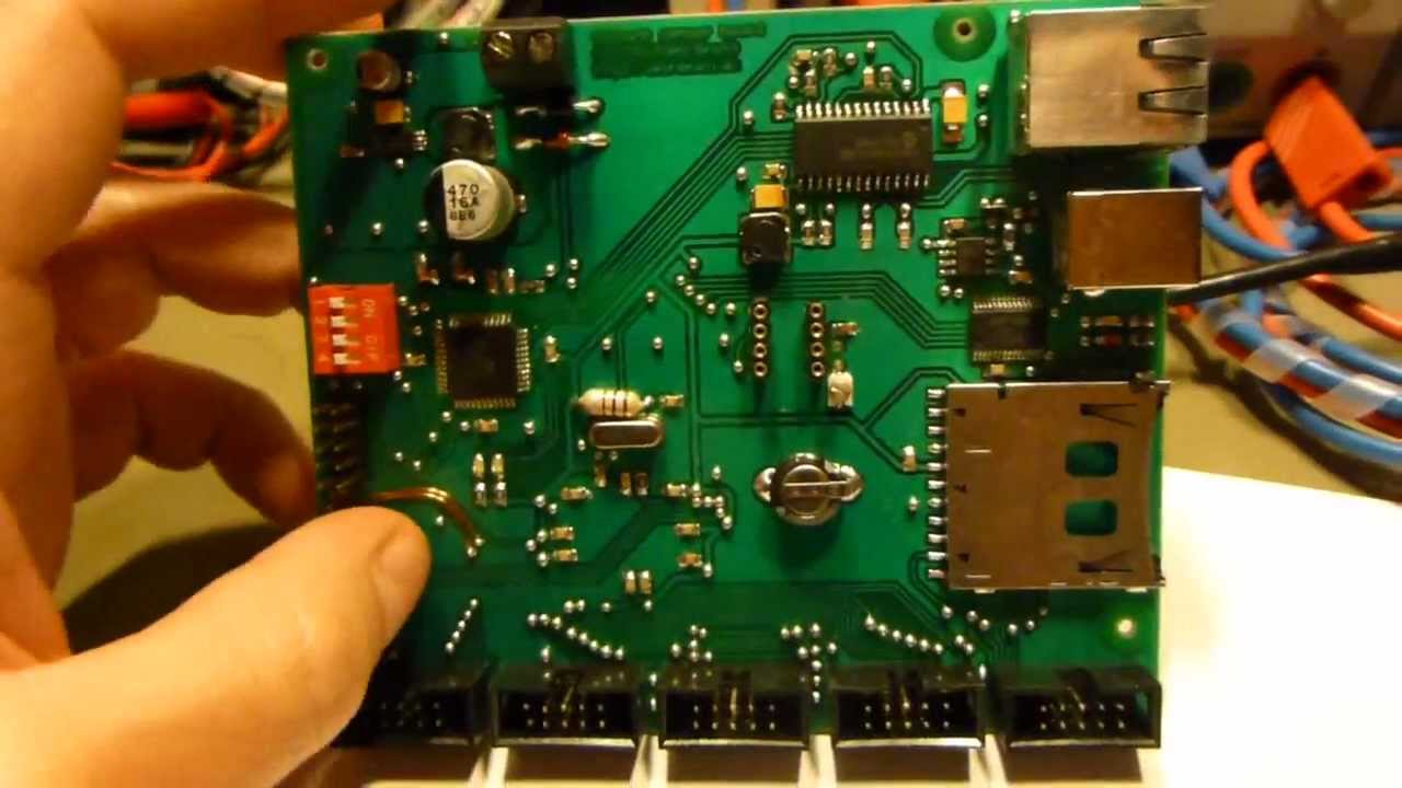 Ultimate sensor board: Populated and cleaned mainboard.