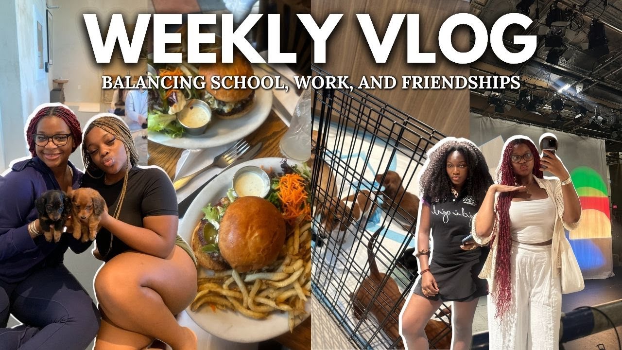 PRODUCTIVE WEEKLY VLOG | getting a dog, friend dates, shopping & more