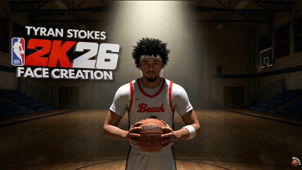 Tyran Stokes NBA 2K26! Best Face Creation