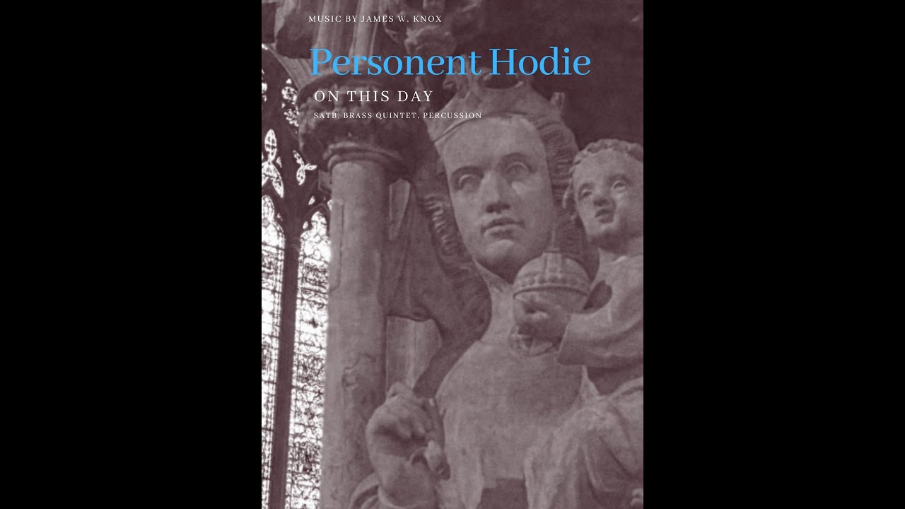 Angelo State University Chamber Choir performs Personent Hodie premiere, Dr  Eric Posada