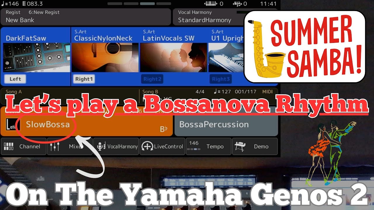 Smooth Bossa Nova on the Yamaha Genos 2 | Summer Samba (So Nice)