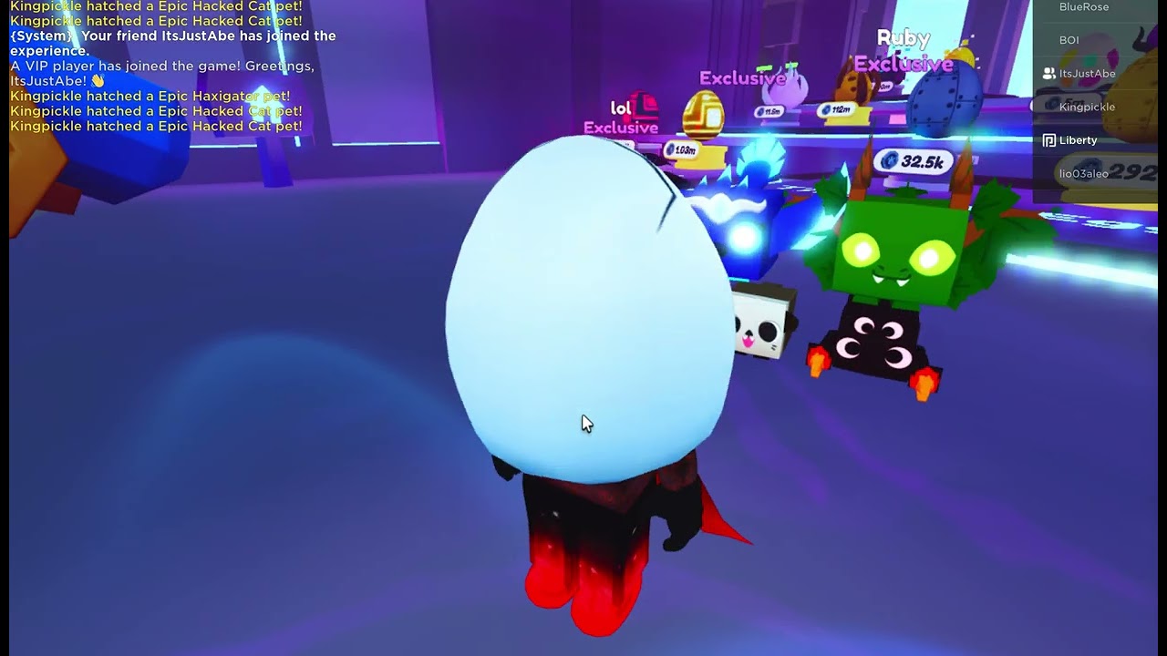 My first Pet Simulator X exclusive egg!