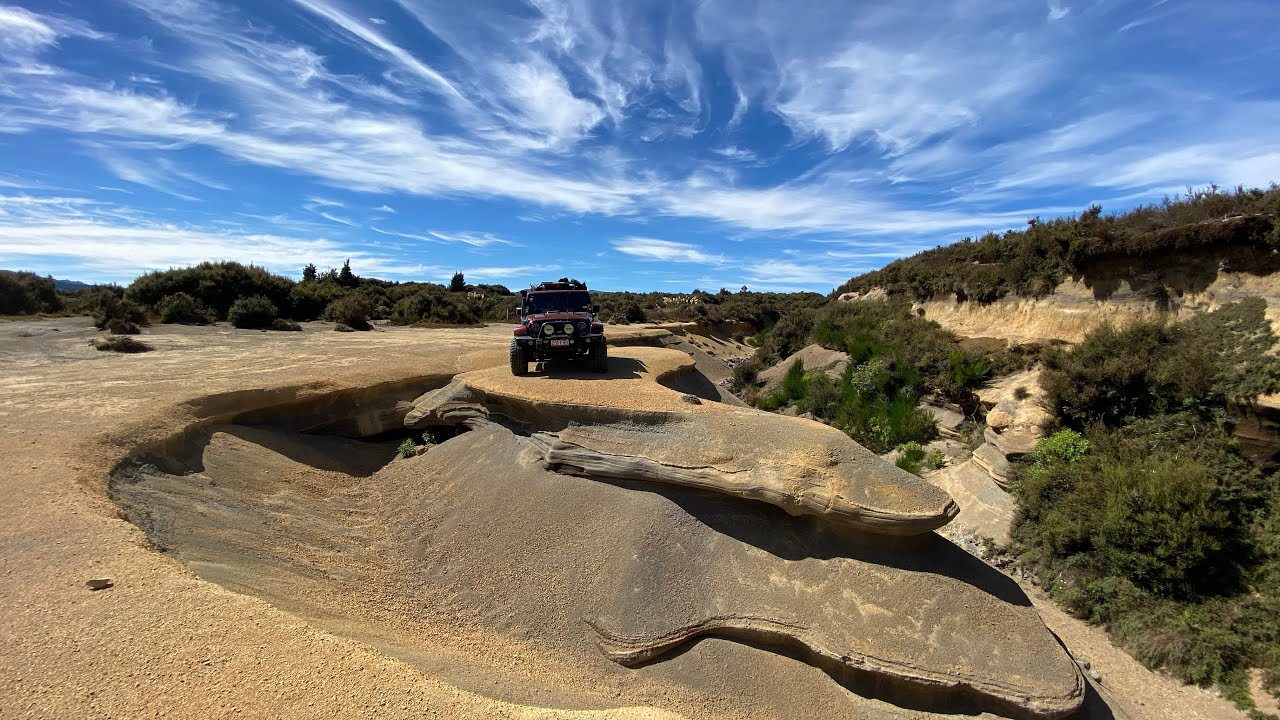 Solo Over-landing trip  NewZealand Central Plateau / Desert Road areas JL 2OFFRD