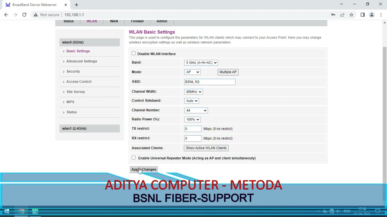 Optronix Modem Login & WiFi Name & Password Change@&trade; AC