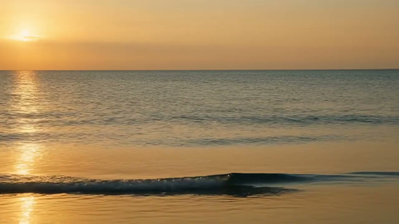 Golden Hour Ocean Jazz - Smooth Ambient Music for Work & Chill