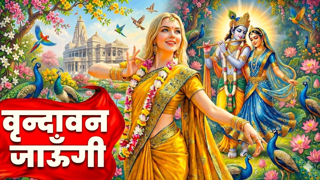Vrindavan Jaungi | वृन्दावन जाउंगी | मेरे उठे विरह में पीर | Krishna Bhajan 2025 | #krishna #radhe
