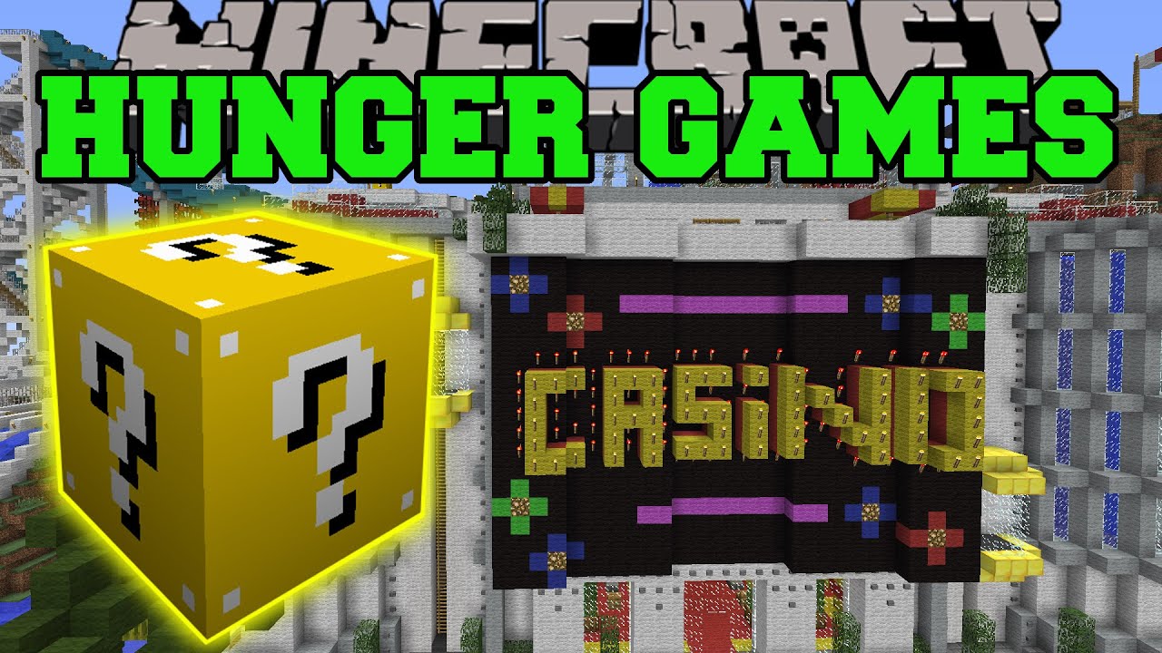 Minecraft: ОСТРОВ КАЗИНО ГОЛОДНЫЕ ИГРЫ - МОД LUCKY BLOCK - Мини-игра с модами