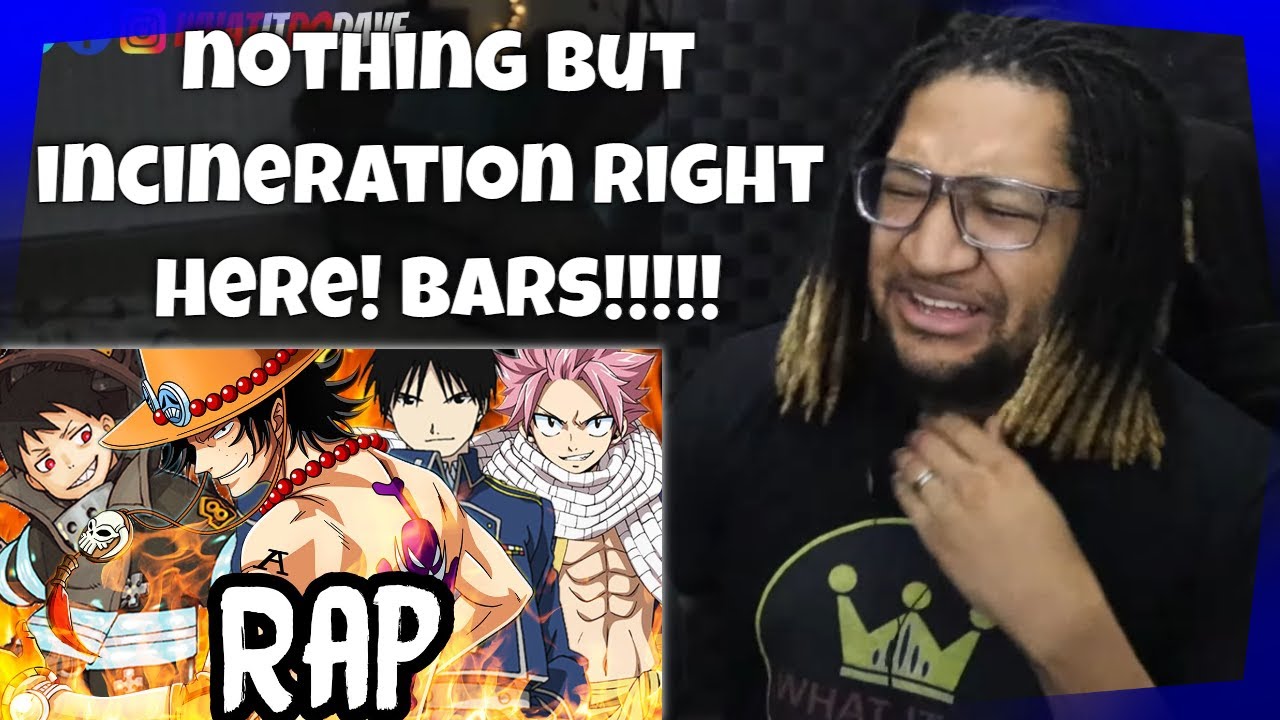 Reaction to ANIME FIRE USER RAP CYPHER | RUSTAGE & More