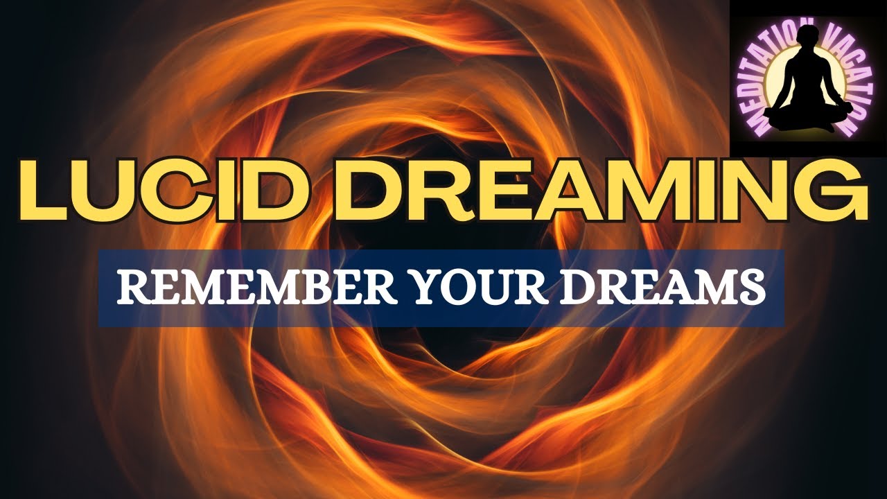 Lucid Dreaming Guided meditation - Remember your dreams | voice only sleep talkdown